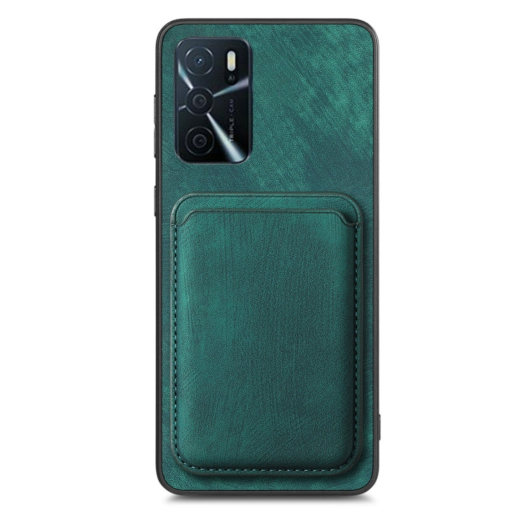For OPPO Find X5 Retro Leather Card Bag Magnetic Phone Case(Green) - OPPO Cases by PMC TechLife | Online Shopping South Africa | PMC TechLife | Buy Now Pay Later Mobicred