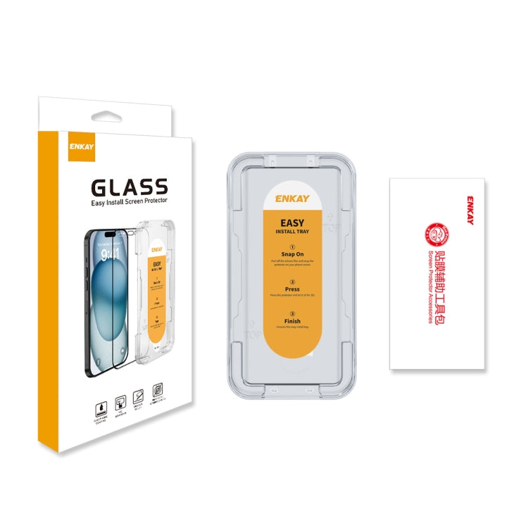 For vivo Y78+ / V27 ENKAY Easy Install Hot Bending Full Coverage Side Glue Tempered Glass Film - vivo Tempered Glass by ENKAY | Online Shopping South Africa | PMC Jewellery