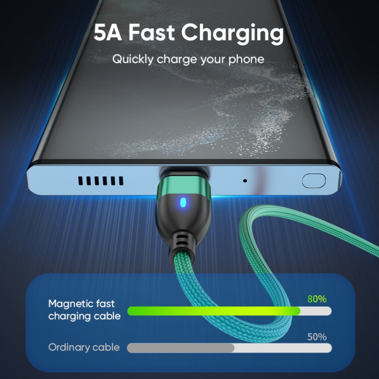 ENKAY 3 in 1 PD100W Type-C to Type-C / 8 Pin / Micro USB Magnetic Fast Charging Cable, Cable Length:1.8m(Black) - Charging Cable & Head by ENKAY | Online Shopping South Africa | PMC Jewellery | Buy Now Pay Later Mobicred