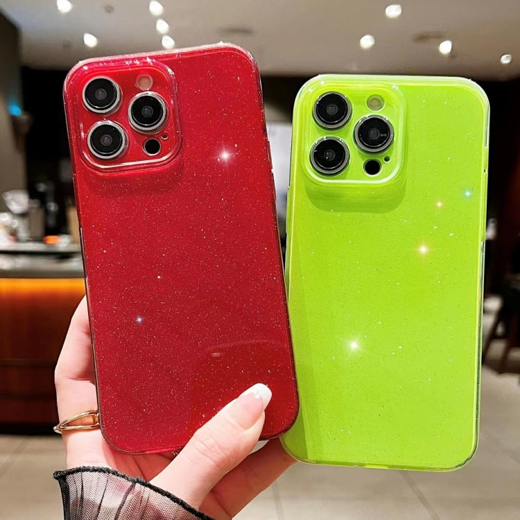 For iPhone 16 Pro Jelly Glitter Solid Color TPU Phone Case(Green) - free shipping - PMC TechLife - Order now!