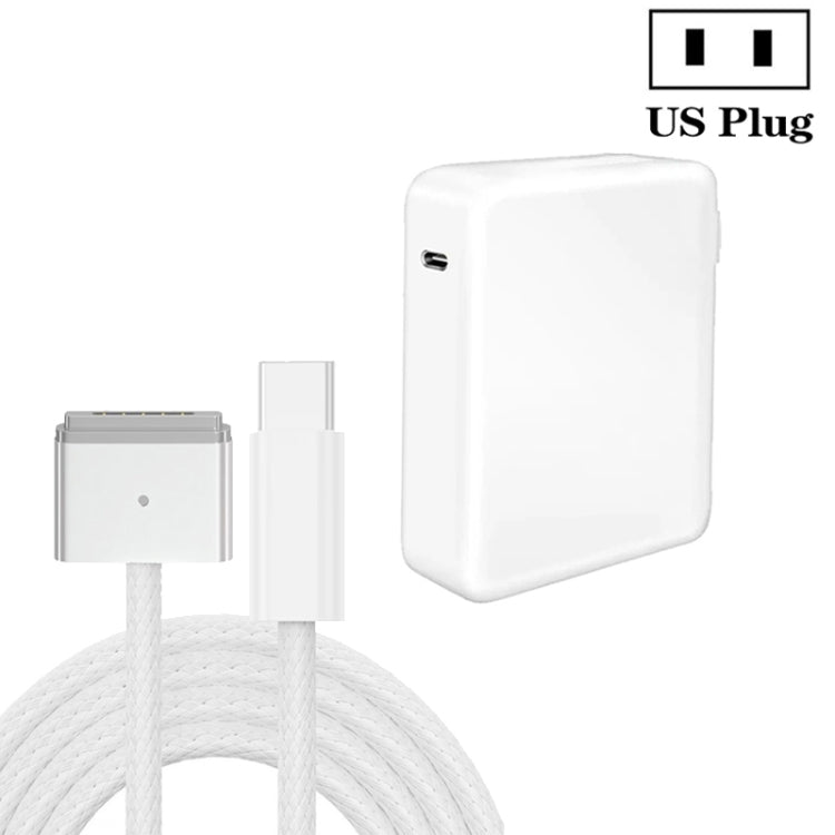 US Plug 140W USB-C PD Power Adapter with Type-C to Magsafe3 Magnetic Charging Cable, Length: 2 m - Cable & Adapter by PMC Jewellery | Online Shopping South Africa | PMC Jewellery | Buy Now Pay Later Mobicred