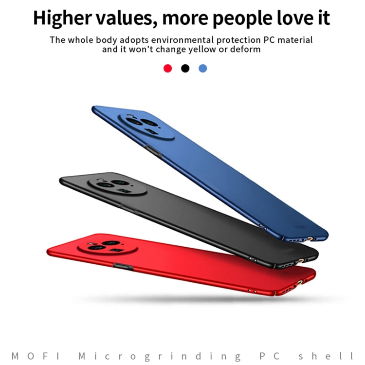 For OPPO Find X6 MOFI Micro-Frosted PC Ultra-thin Hard Phone Case(Black) - OPPO Cases by MOFI | Online Shopping South Africa | PMC TechLife | Buy Now Pay Later Mobicred