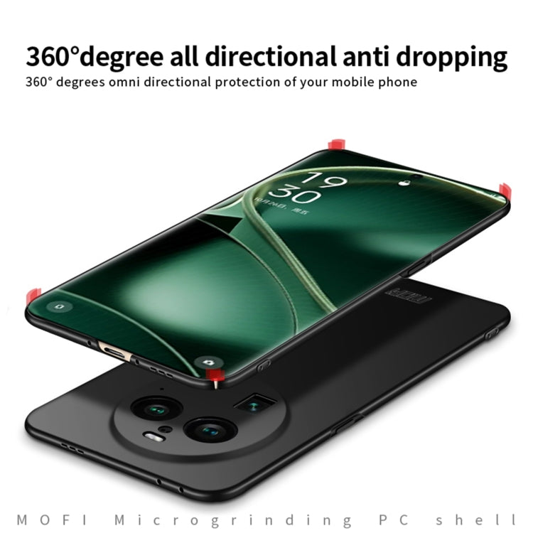 For OPPO Find X6 Pro MOFI Micro-Frosted PC Ultra-thin Hard Phone Case(Blue) - OPPO Cases by MOFI | Online Shopping South Africa | PMC TechLife