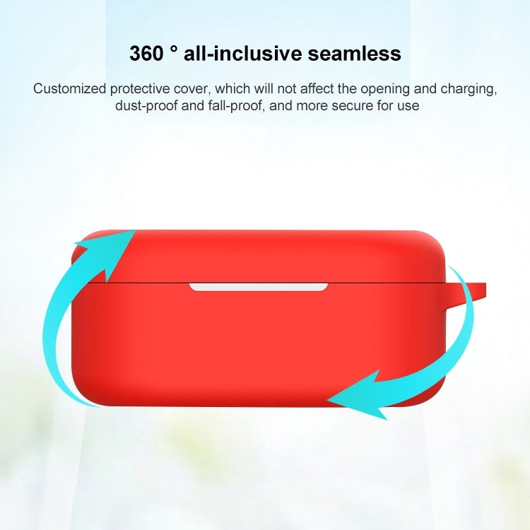 For OnePlus Buds V Silicone Earphone Protective Case(Red) - Other Earphone Case by PMC Jewellery | Online Shopping South Africa | PMC Jewellery | Buy Now Pay Later Mobicred