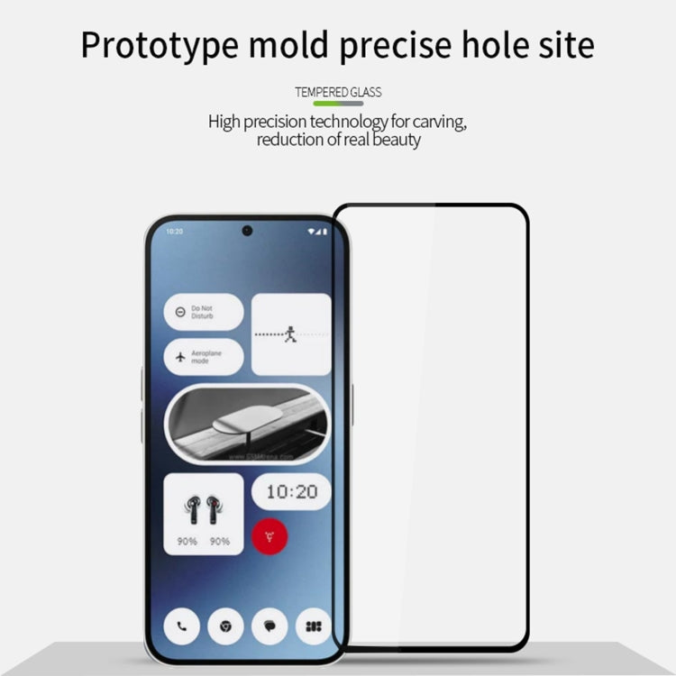 For Nothing Phone 2a MOFI 9H 2.5D Full Screen Tempered Glass Film(Black) - Others by MOFI | Online Shopping South Africa | PMC Jewellery