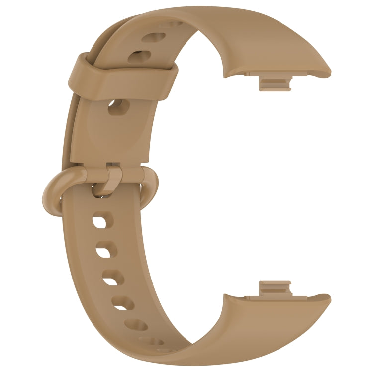 For Xiaomi Smart Band 9 Pro / 8 Pro Solid Color Colorful Buckle Silicone Watch Band(Coffee) - free shipping - PMC TechLife - Order now!