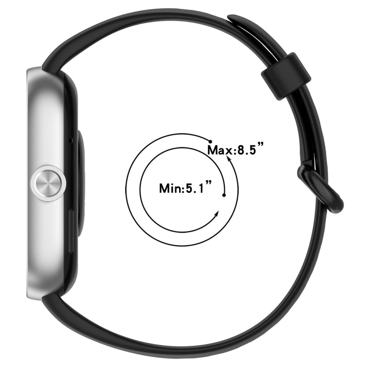 For Redmi Watch 4 Solid Color Colorful Buckle Silicone Watch Band(Light Pink) - Watch Bands by PMC TechLife | Online Shopping South Africa | PMC TechLife