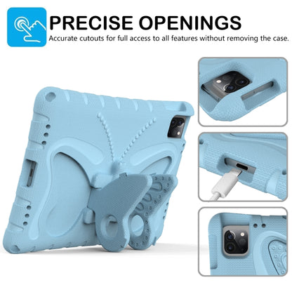 For iPad Air 11 2025 / 2024 Butterfly Bracket EVA Shockproof Tablet Case(Light Blue) - iPad Air 11 2025 / 2024 Cases by PMC Jewellery | Online Shopping South Africa | PMC Jewellery | Buy Now Pay Later Mobicred