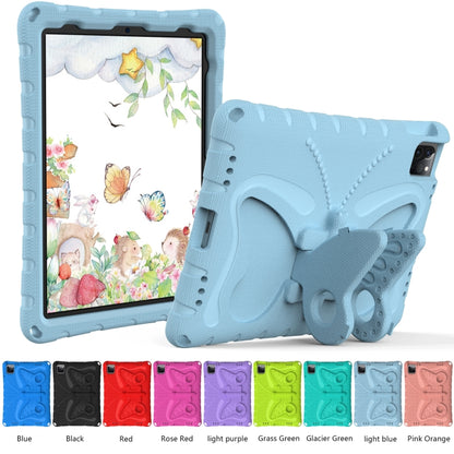 For iPad Air 11 2025 / 2024 Butterfly Bracket EVA Shockproof Tablet Case(Light Blue) - iPad Air 11 2025 / 2024 Cases by PMC Jewellery | Online Shopping South Africa | PMC Jewellery | Buy Now Pay Later Mobicred