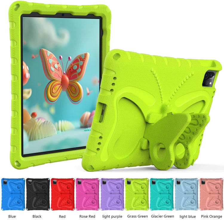 For iPad Pro 11 2024 Butterfly Bracket EVA Shockproof Tablet Case(Grass Green) - iPad Pro 11 2024 Cases by PMC TechLife | Online Shopping South Africa | PMC TechLife | Buy Now Pay Later Mobicred