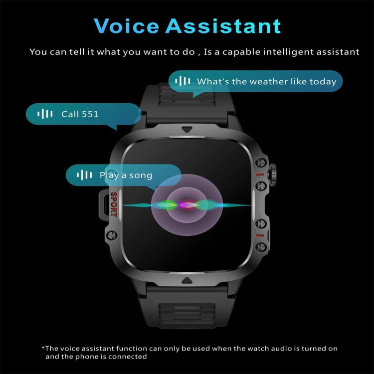 QX11 1.96 inch Color Screen Smart Watch Slub Steel Strap Support Bluetooth Call(Black) - Smart Watches by PMC TechLife | Online Shopping South Africa | PMC TechLife