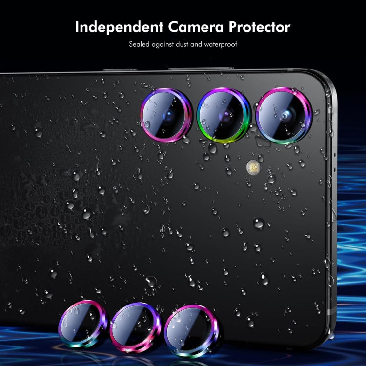 For Samsung Galaxy S24 5G ENKAY Hat-Prince AR 9H Rear Lens Aluminium Alloy Tempered Glass Film(Black) - Galaxy S24 5G Tempered Glass by ENKAY | Online Shopping South Africa | PMC Jewellery | Buy Now Pay Later Mobicred