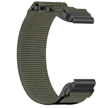 For Garmin Instinct 2 22mm Nylon Hook And Loop Fastener Watch Band(Grey) - Watch Bands by PMC Jewellery | Online Shopping South Africa | PMC Jewellery