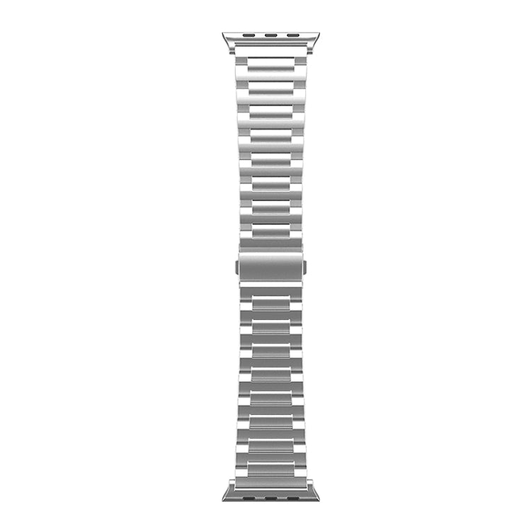 For Apple Watch Series 7 45mm I-Shaped Titanium Watch Band(Sliver) - Watch Bands by PMC Jewellery | Online Shopping South Africa | PMC Jewellery