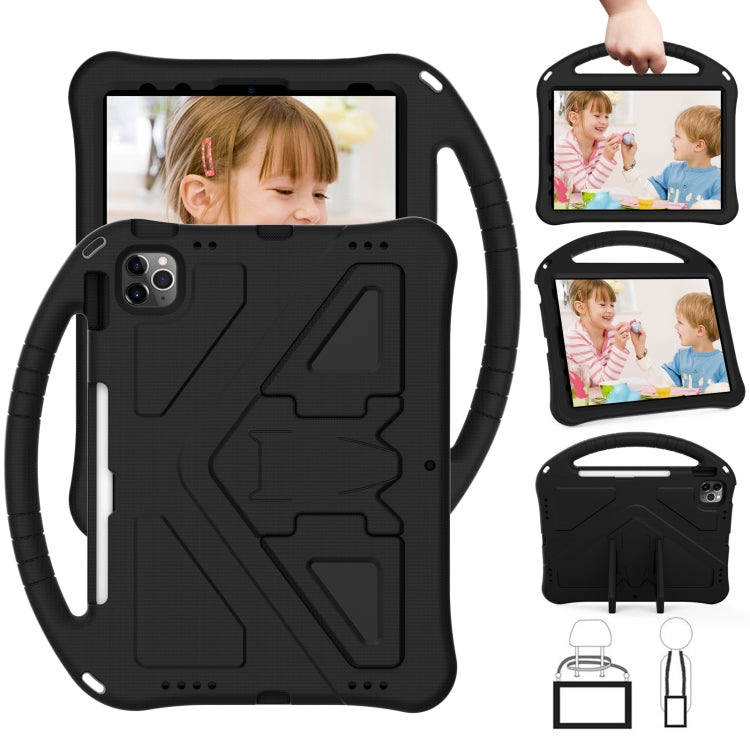 For iPad Pro 11 2024 EVA Shockproof Tablet Case with Holder(Black) - iPad Pro 11 2024 Cases by PMC TechLife | Online Shopping South Africa | PMC TechLife | Buy Now Pay Later Mobicred