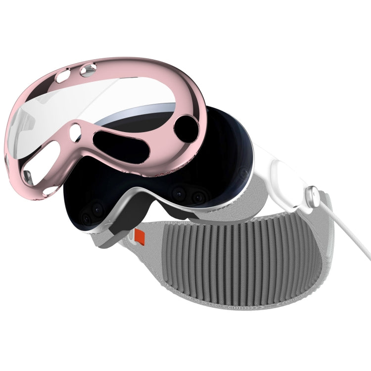 For Apple Vision Pro Electroplated TPU Protective Case VR Glasses Accessories(Sliver) - VR Accessories by PMC TechLife | Online Shopping South Africa | PMC TechLife | Buy Now Pay Later Mobicred
