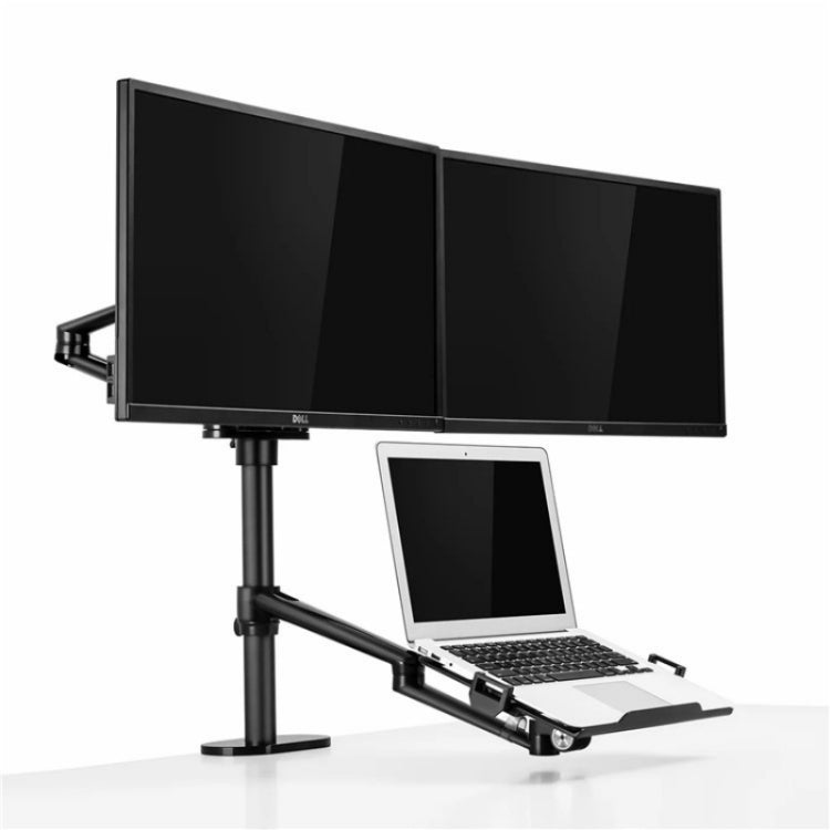 OL-10T Clip-on Desktop Stand Dual Computer Monitor Riser Bracket Laptop Holder - Laptop Stand by PMC Jewellery | Online Shopping South Africa | PMC Jewellery | Buy Now Pay Later Mobicred