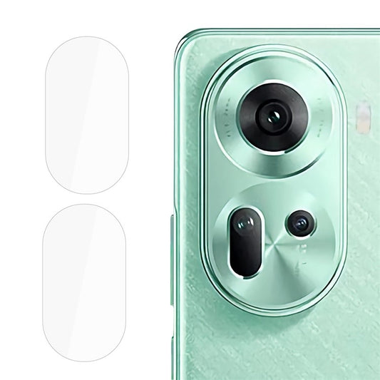 For OPPO Reno11 Global 2pcs ENKAY 9H Rear Camera Lens Tempered Glass Film(Transparent) - Reno11 Tempered Glass by ENKAY | Online Shopping South Africa | PMC Jewellery | Buy Now Pay Later Mobicred