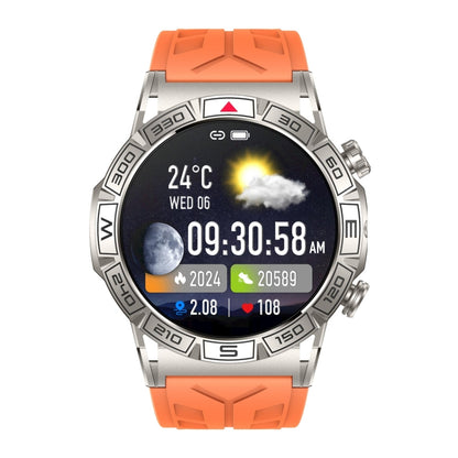 KC80 1.43 inch Color Screen Smart Watch, Support AI Voice Assistant / Bluetooth Call(Orange) - Smart Watches by PMC Jewellery | Online Shopping South Africa | PMC Jewellery | Buy Now Pay Later Mobicred