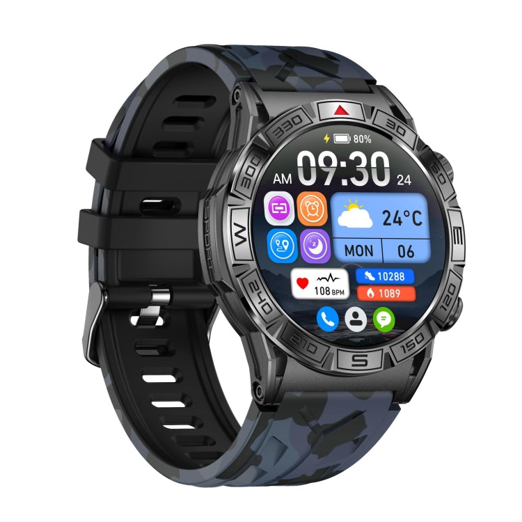 KC80 1.43 inch Color Screen Smart Watch, Support AI Voice Assistant / Bluetooth Call(Camouflage Black) - Smart Watches by PMC Jewellery | Online Shopping South Africa | PMC Jewellery | Buy Now Pay Later Mobicred