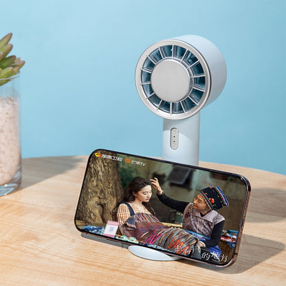 WX-633 Summer Handheld Fan 3 Speeds Semiconductor Cold Compress Desk Fan(Baby Blue) - Electric Fans by PMC Jewellery | Online Shopping South Africa | PMC Jewellery | Buy Now Pay Later Mobicred