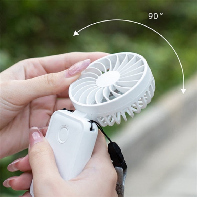 F458 With Neck Rope Summer 3 Speeds Adjustable Foldable Mini Handheld Fan(Purple) - Electric Fans by PMC TechLife | Online Shopping South Africa | PMC TechLife | Buy Now Pay Later Mobicred