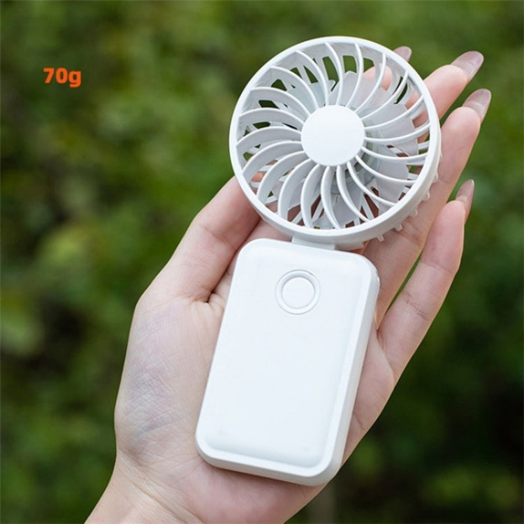 F458 With Neck Rope Summer 3 Speeds Adjustable Foldable Mini Handheld Fan(Purple) - Electric Fans by PMC TechLife | Online Shopping South Africa | PMC TechLife | Buy Now Pay Later Mobicred