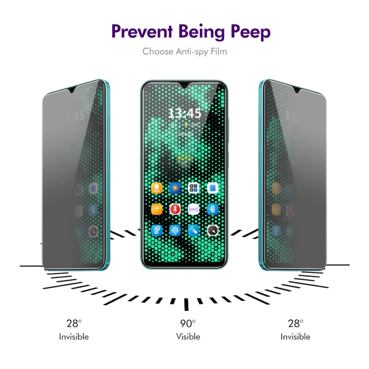 For Tecno Spark 10 / 10 5G ENKAY Hat-Prince 28 Degree Anti-peeping Privacy Tempered Glass Film - Tecno Tempered Glass by ENKAY | Online Shopping South Africa | PMC Jewellery | Buy Now Pay Later Mobicred