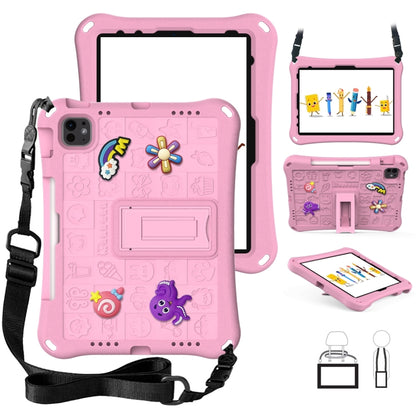 For iPad Pro 11 2024 Hi Baby EVA Full Body Tablet Case with Strap(Pink) - iPad Pro 11 2024 Cases by PMC Jewellery | Online Shopping South Africa | PMC Jewellery | Buy Now Pay Later Mobicred