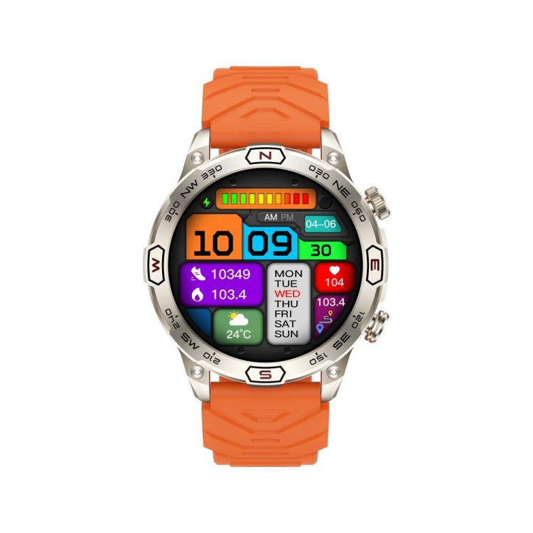 KC86 1.43 inch Color Screen Smart Watch, Support Bluetooth Call / Health Monitoring(Orange) - free shipping - PMC TechLife - Order now!