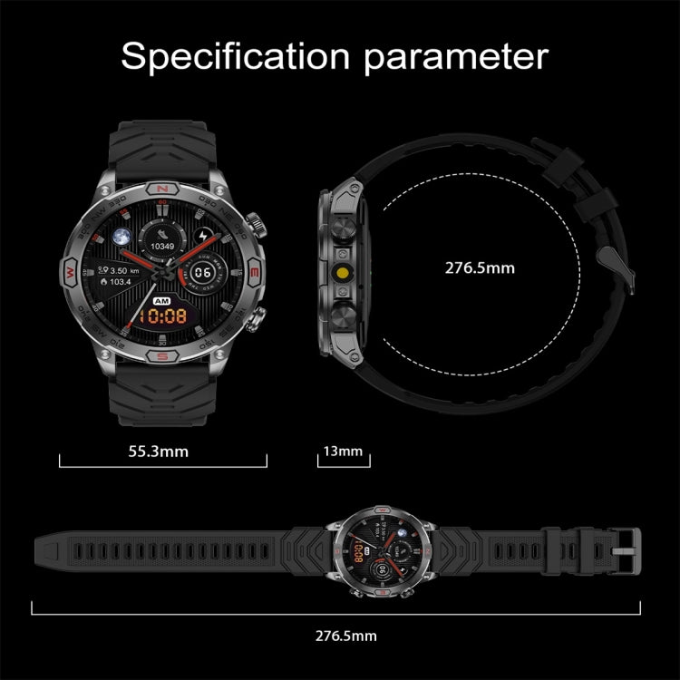 KC86 1.43 inch Color Screen Smart Watch, Support Bluetooth Call / Health Monitoring(Orange) - free shipping - PMC TechLife - Order now!