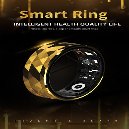 R12M SIZE 20 Smart Ring, Support Health Monitoring / Multiple Exercise Modes(Black) - Smart Rings / Smart Telephones by PMC Jewellery | Online Shopping South Africa | PMC Jewellery | Buy Now Pay Later Mobicred