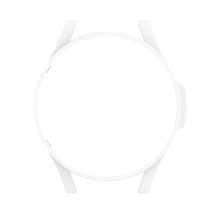 For Samsung Galaxy Watch FE 40mm Half Pack Hollow PC Watch Protective Case(White) - Watch Cases by PMC TechLife | Online Shopping South Africa | PMC TechLife | Buy Now Pay Later Mobicred