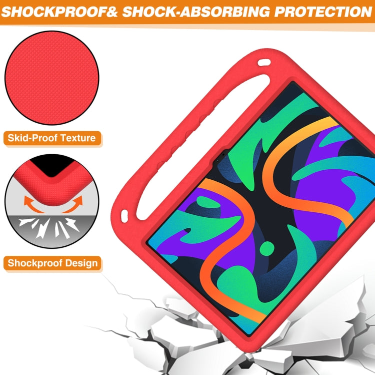 For iPad Pro 13 2024 Handle EVA Shockproof Tablet Case with Holder(Red) - iPad Pro 13 2024 Cases by PMC TechLife | Online Shopping South Africa | PMC TechLife | Buy Now Pay Later Mobicred