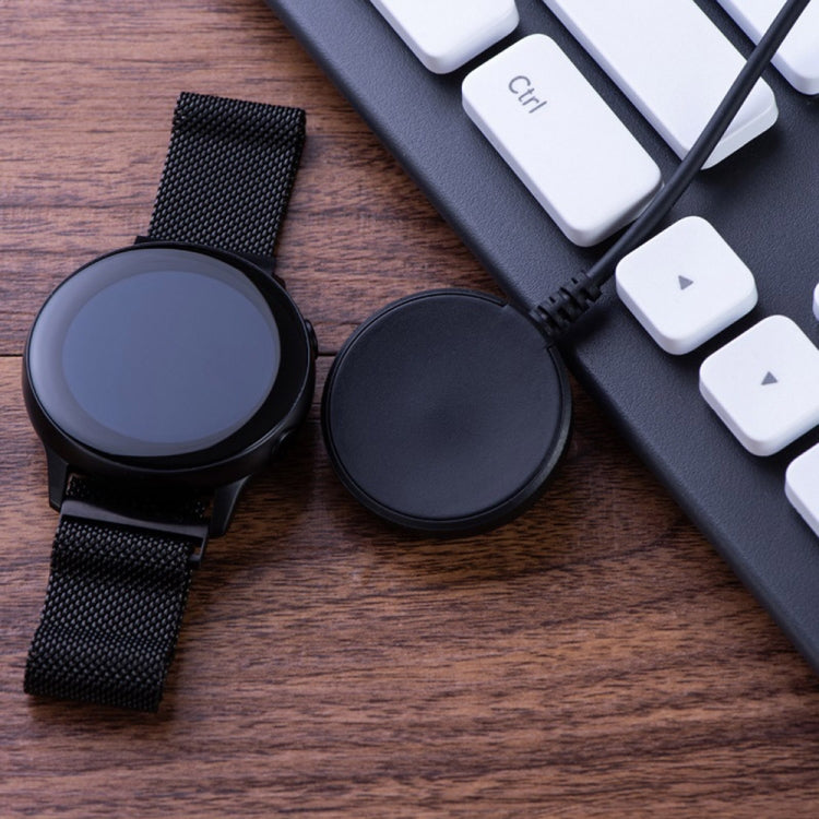 For Samsung Galaxy Watch 7 USB Interface Smart Watch Magnetic Charging Cable(Black) - Charger by PMC TechLife | Online Shopping South Africa | PMC TechLife | Buy Now Pay Later Mobicred