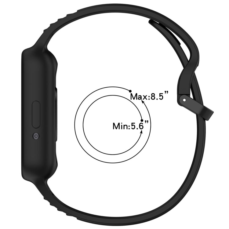 For Samsung Galaxy Fit3 Two Color Frame Integrated Silicone Watch Band(Fluorescent Green) - Watch Bands by PMc TechLife | Online Shopping South Africa | PMc TechLife | Buy Now Pay Later Mobicred