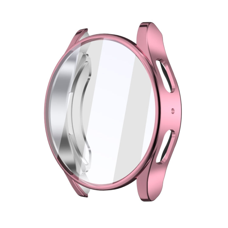 For Samsun Galaxy Watch 7 40mm Full Coverage TPU Electroplated Watch Protective Case(Pink) - Watch Cases by PMC Jewellery | Online Shopping South Africa | PMC Jewellery | Buy Now Pay Later Mobicred