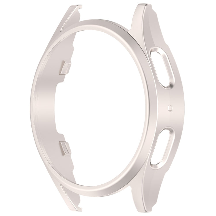 For Sansung Galaxy Watch 7 40mm Half Pack Hollow PC Watch Protective Case(Starlight) - Watch Cases by PMC TechLife | Online Shopping South Africa | PMC TechLife | Buy Now Pay Later Mobicred