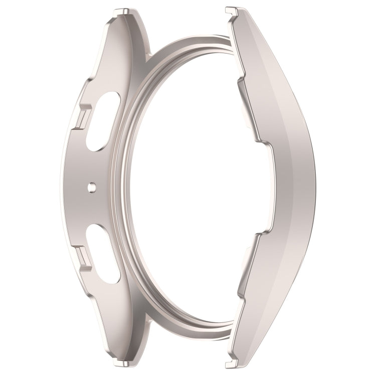 For Sansung Galaxy Watch 7 40mm Half Pack Hollow PC Watch Protective Case(Starlight) - Watch Cases by PMC TechLife | Online Shopping South Africa | PMC TechLife | Buy Now Pay Later Mobicred