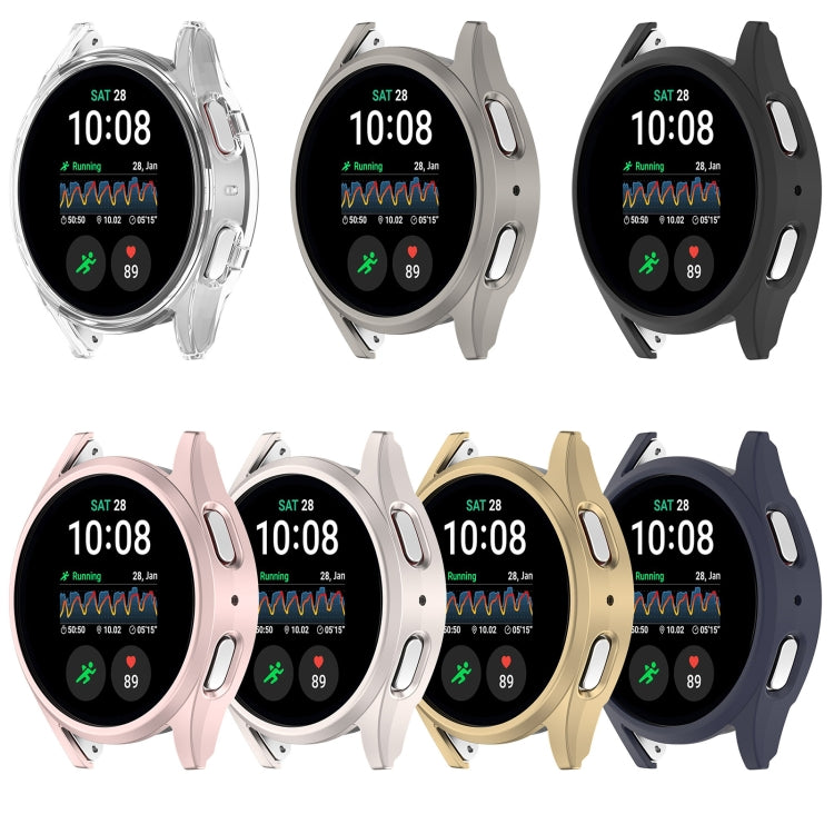 For Sansung Galaxy Watch 7 40mm Half Pack Hollow PC Watch Protective Case(Rose Pink) - Watch Cases by PMC TechLife | Online Shopping South Africa | PMC TechLife | Buy Now Pay Later Mobicred