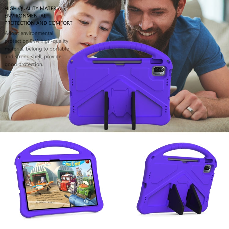 For Huawei Matepad SE 11 2024 EVA Shockproof Tablet Case with Holder(Purple) - Huawei by PMC Jewellery | Online Shopping South Africa | PMC Jewellery | Buy Now Pay Later Mobicred