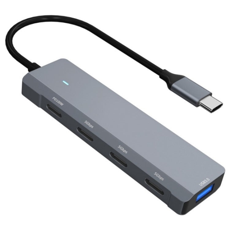 ADS-311C Support PD 100W Fast Charging Converter 5 Port Hub Type-C Hub Adapter - USB HUB by PMC Jewellery | Online Shopping South Africa | PMC Jewellery | Buy Now Pay Later Mobicred