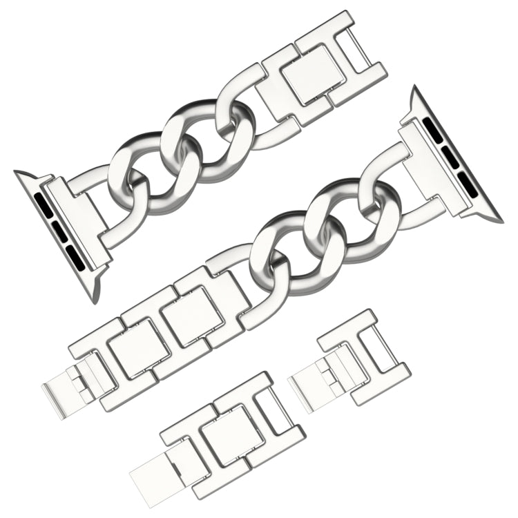 For Apple Watch Ultra 2 49mm Quick-Release Metal Chain Watch Band(Silver) - free shipping - PMC TechLife - Order now!