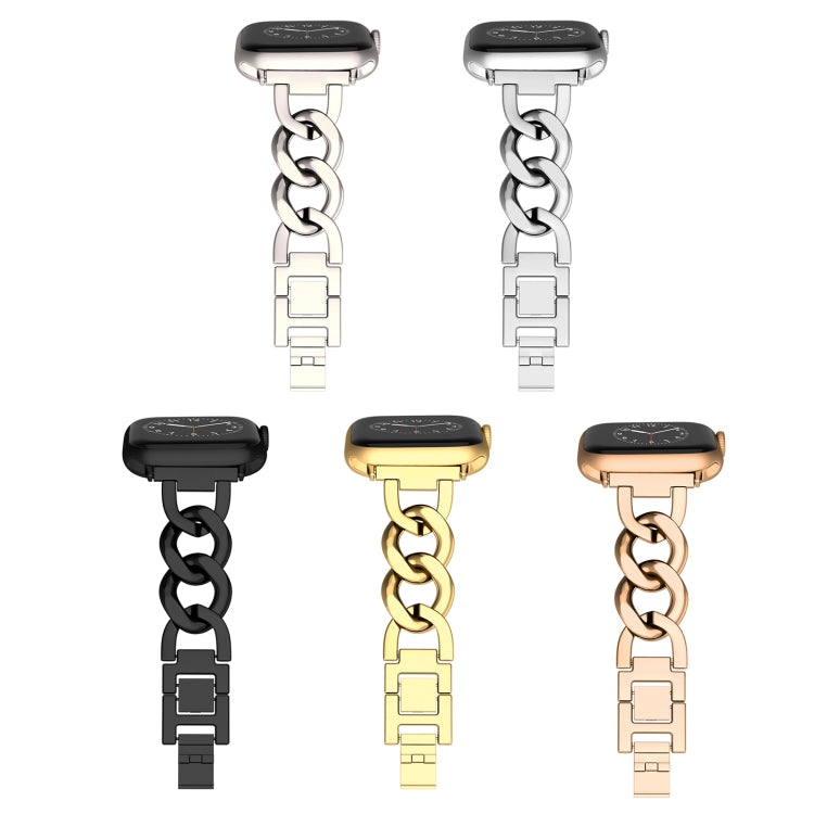 For Apple Watch Series 5 44mm Quick-Release Metal Chain Watch Band(Gold) - free shipping - PMC TechLife - Order now!