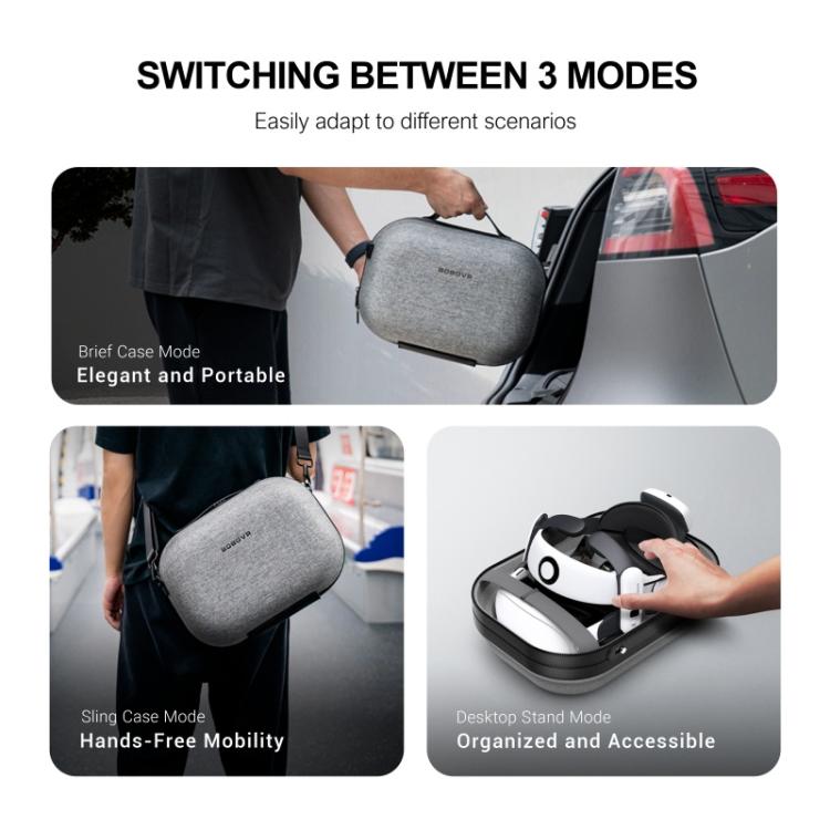 BOBOVR C3 For Meta Quest 3 Carrying Bag Hardshell Storage Case VR Accessories - VR Accessories by PMC TechLife | Online Shopping South Africa | PMC TechLife | Buy Now Pay Later Mobicred