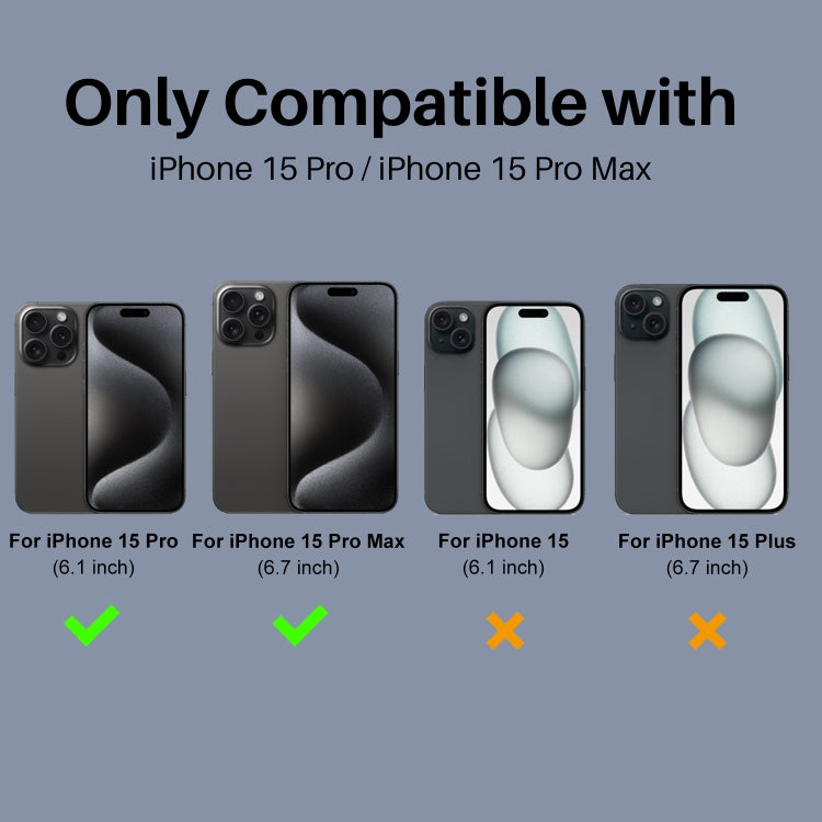 For iPhone 15 Pro / 15 Pro Max NORTHJO Camera Lens Protector 3D Night Shot Tempered Glass Film(Black) - iPhone 15 Pro Max Tempered Glass by NORTHJO | Online Shopping South Africa | PMC Jewellery | Buy Now Pay Later Mobicred