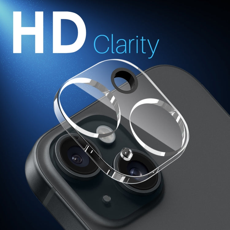 For iPhone 15 / 15 Plus NORTHJO Camera Lens Protector 3D HD Tempered Glass Film(Clear) - free shipping - PMC Jewellery - Order now!