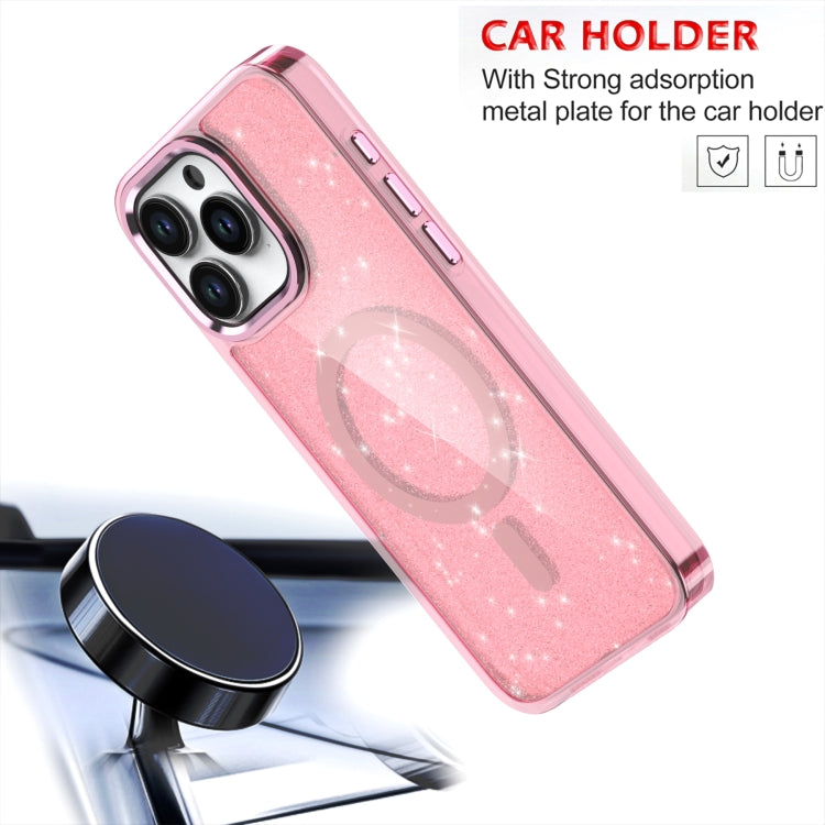 For iPhone 16 Glitter MagSafe Shockproof Phone Case(Black) - free shipping - PMC TechLife - Order now!
