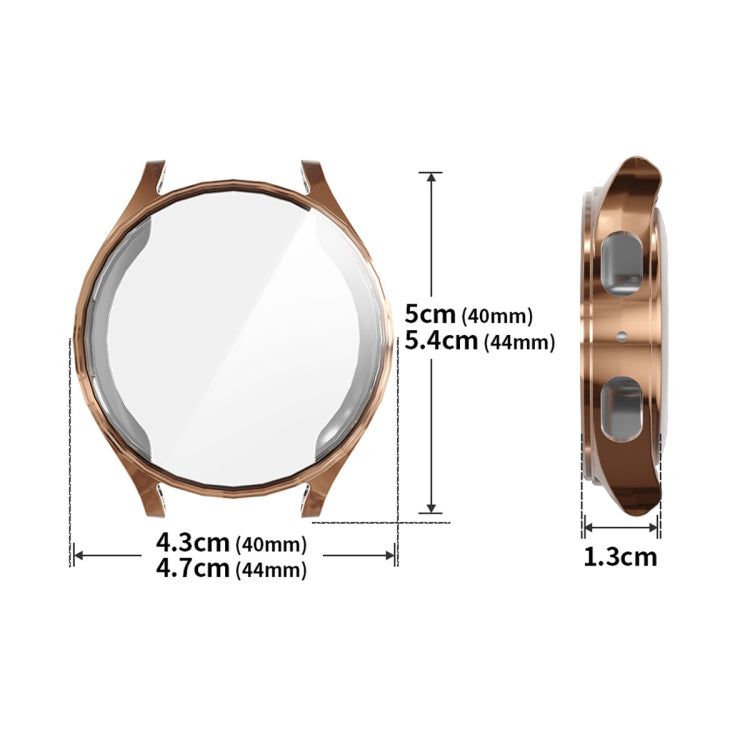 For Samsung Galaxy Watch7 40mm ENKAY Hat-Prince Full Coverage Electroplated Soft TPU Case with Screen Protection(Transparent) - free shipping - PMc TechLife - Order now!