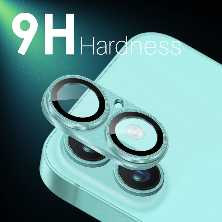 For iPhone 16 / 16 Plus NORTHJO Matte Camera Lens Protector Tempered Glass Rear Lens Film(Cyan) - iPhone 16 Tempered Glass by NORTHJO | Online Shopping South Africa | PMC Jewellery | Buy Now Pay Later Mobicred